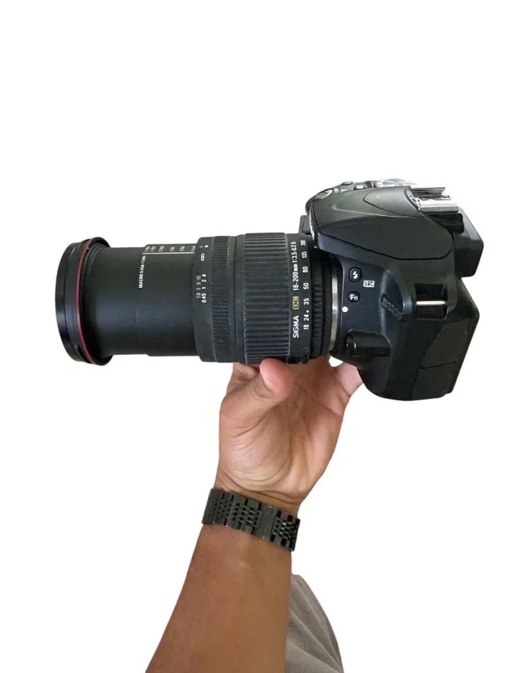 Nikon D3300 DSLR Camera Bundle W/ 50mm Yongnuo Lens Sigma 18-200mm Lens Tripod